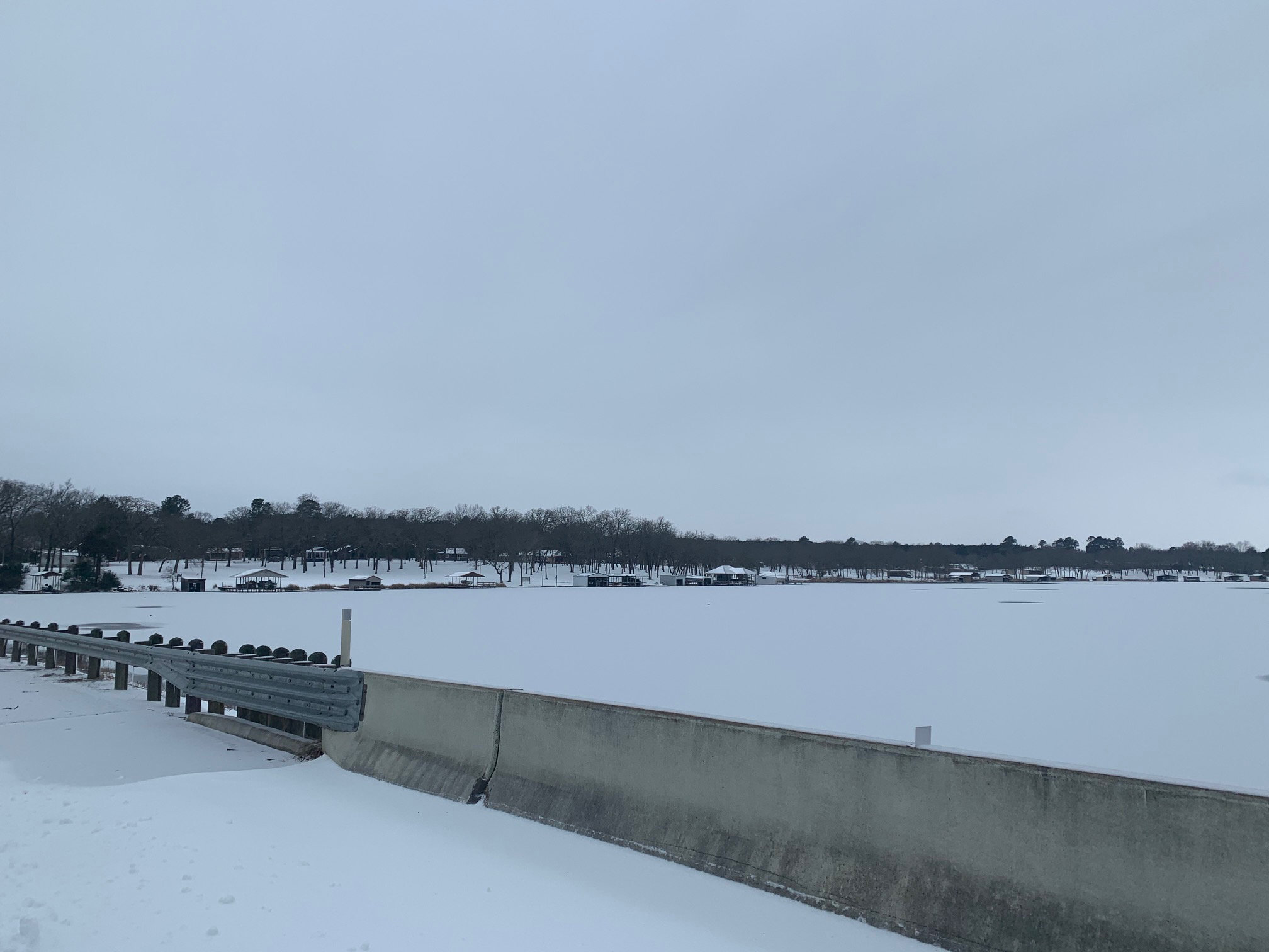 Winter Scene of the Lake